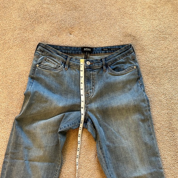 Buffalo David Bitton Gemma Mid Rise Slim Jeans Size 30 Medium Wash Straight Leg - Picture 9 of 10